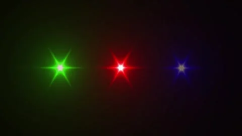Glowing Red Beam light blinking animation. Video stock 336620581