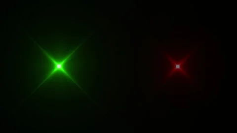 Glowing Red Beam light blinking animation. 库存影片 336620585