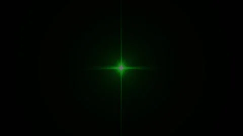 Glowing Red Beam light blinking animation. 库存影片 336620601