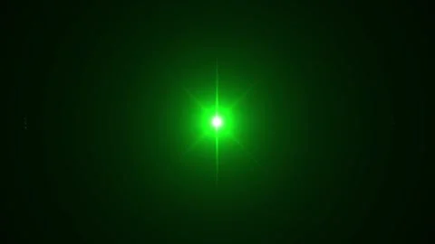 Glowing Red Beam light blinking animation. 库存影片 336620604