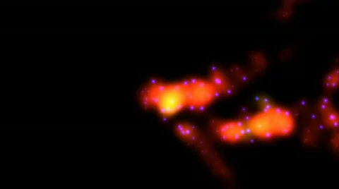 Glowing red clouds motion background Ms4011E Stock Footage 653787