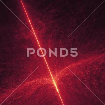 Glowing red curved lines over dark Abstract Background space universe Stock Illustrationen
