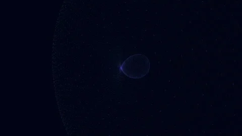 Glowing red dot on dark background background image for websites and apps 스톡 동영상 289219232