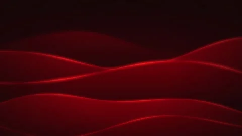 Glowing red light waves flow gently in a seamless loop Stock Footage 341856245