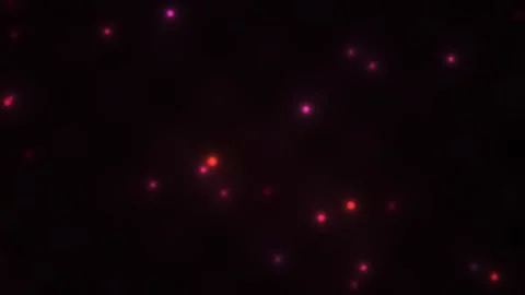 Glowing red lights on dark background. Stock Footage 340029784