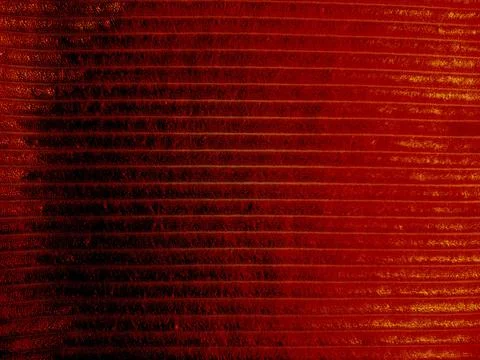 Glowing red macro closeup of dramatic horizontal textured lines in abstract p Stock Photos