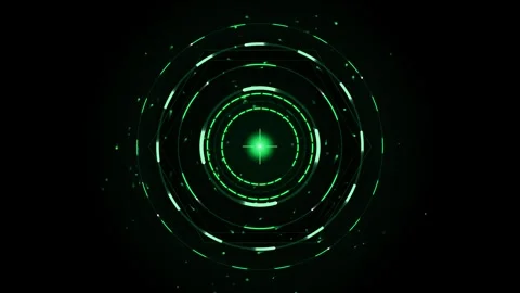 Glowing Red Question Mark Binary Data Flowing Cybernetic Grid Animation Stock Footage 346308283