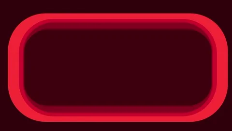 Glowing Red Rounded Rectangle Abstract Stock Footage 335592102