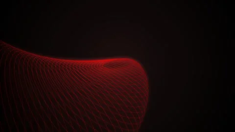 Glowing red spiral pattern rotates dynamically against a dark background 스톡 동영상 345617664