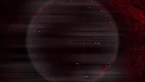 Glowing red star of david symbol animation on dark textured background for Video stock 347345647