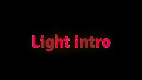 Glowing Red Text Animation Appearing on a Dark Background with Smooth Motion Stock Footage 338327313