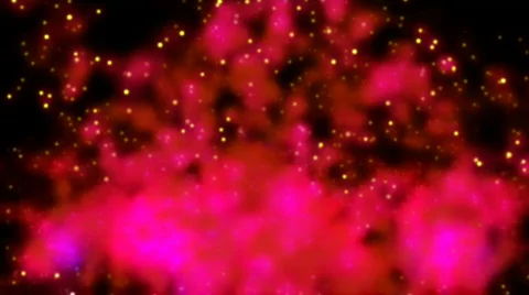 Glowing redclouds motion background Ms4024B Stock Footage 653833