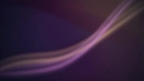 Glowing ribbon lines drift and pulse in a seamless loop Stock Footage 340957389
