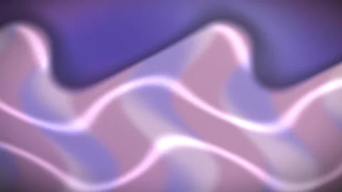 Glowing ribbon waves flow in a seamless loop Stock Footage 341856265