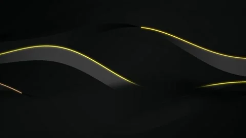 Glowing ribbon waves seamless loop motion background Stock Footage 344231306