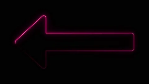 Glowing right arrow, click here motion graphic animation. Stock Footage 171333318