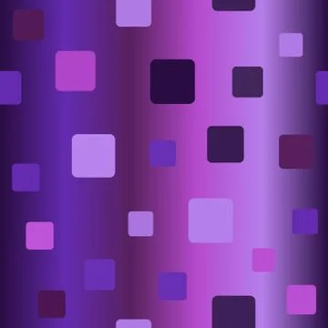 Glowing rounded square pattern. Seamless vector Stock Illustration