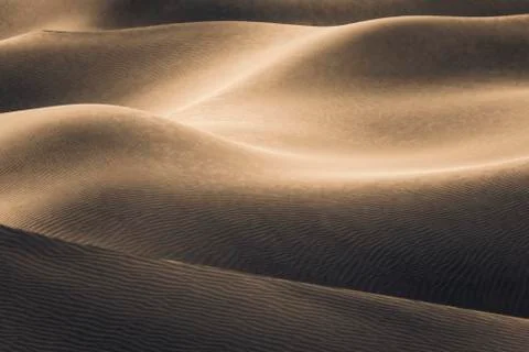 Glowing Sand Dunes Stock Photos