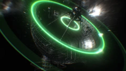 Glowing Satellite Stock-Footage 273696336