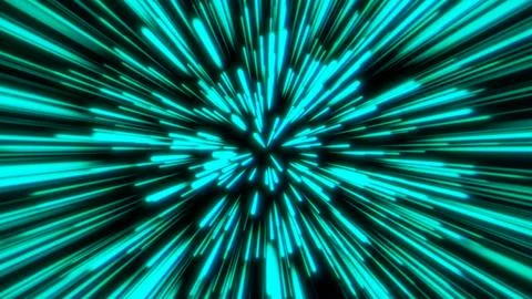 Glowing sci-fi particles explosion glow flash teal cyan green image 8K illu.. Stock Illustration
