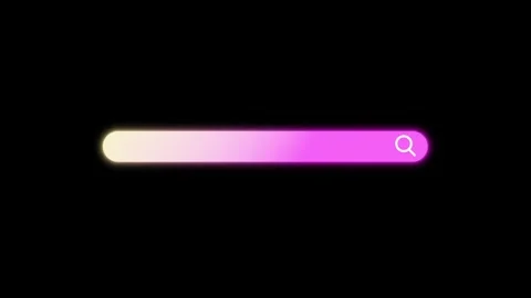 Glowing search bar animations . Perfect for enhancing any type of content. Stock Footage 314072104