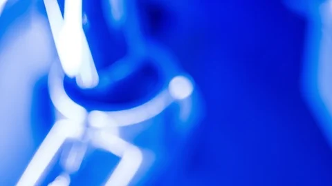Glowing shape elements blurred artistic abstraction design Stock Footage 95638218