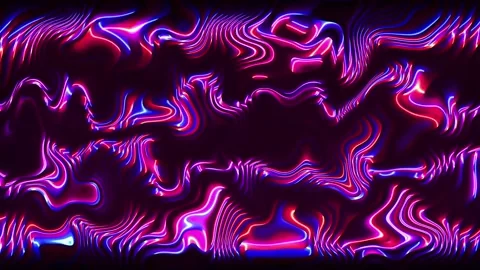 Glowing shape neon line purple color background animation. Stock Footage 293485139
