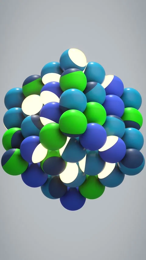 Glowing Shapes 3D Background Stock Footage 310172915