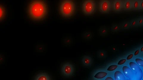 Glowing shell array Stock Footage 98227033