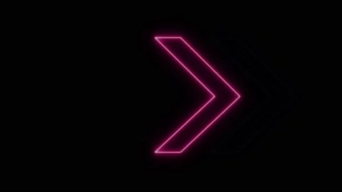 Glowing sign on black	background Stock Footage 153378180