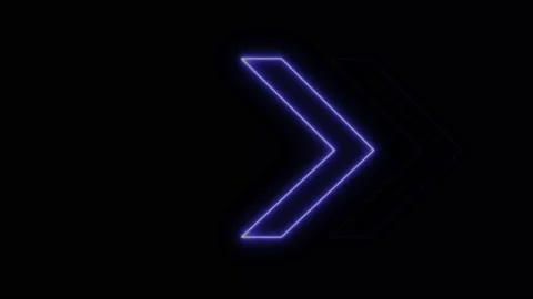 Glowing sign on black	background Stock Footage 153378184