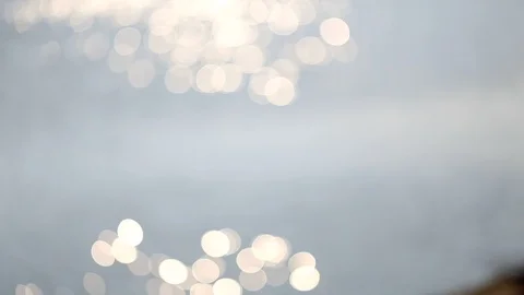 Glowing silver bokeh background Stock Footage 117704749