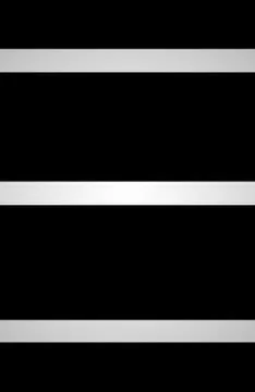 Glowing silver gradient lines across on black background Stock Illustration