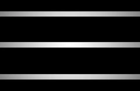 Glowing silver gradient lines across on black background Stock Illustration