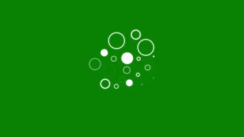 Glowing small circle clusters and sparkling dots blinking on green screen b.. Stock-Footage 346242787