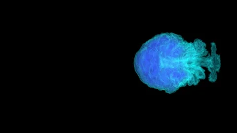 Glowing smoke ball1 스톡 동영상 342143639