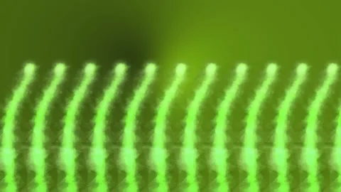 Glowing Smoke Polygon Pattern Green Smoke Pattern Stock Footage 183452624