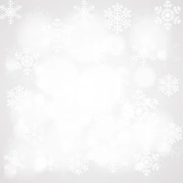 Glowing snowflakes Illustrazione stock