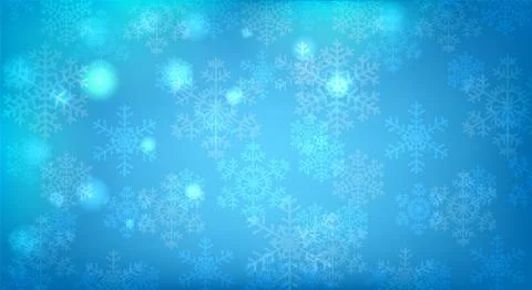 Glowing snowflakes Stock-Illustration