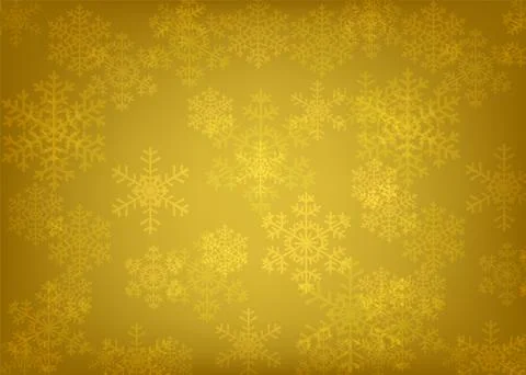 Glowing snowflakes Stock Illustration