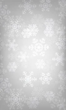 Glowing snowflakes Stock Illustration