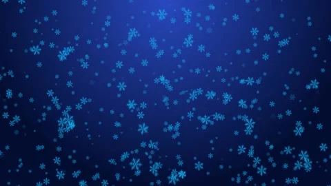 Glowing snowflakes looping particles. Video stock 227481040