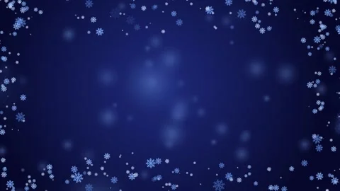 Glowing snowflakes looping particles. Video stock 227481086