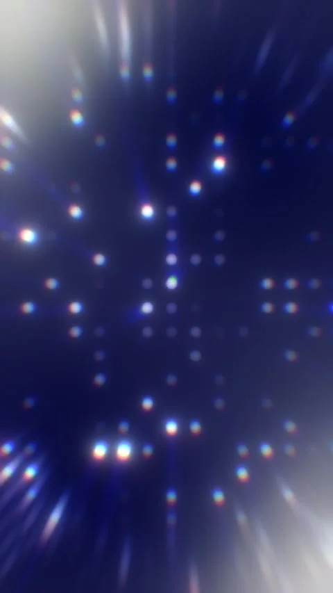 Glowing Soft Blue Bokeh Sparkles and Light Flares Loop Background 库存影片 342242561