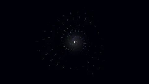 Glowing Sound Wave in Dark Galaxy Animation Stock Footage 340364853
