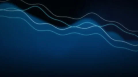 Glowing sound waves flowing seamless loop motion background Stock Footage 343898681