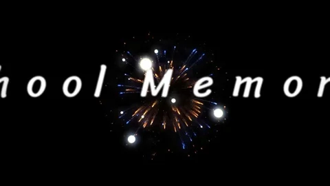 Glowing spark animation on text. Bright light effect moving across letters on Stock Footage 340597567