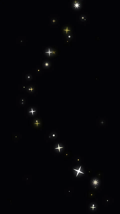 Glowing sparkle trail animation loop with golden magic glitter effect Stock Footage 346645108