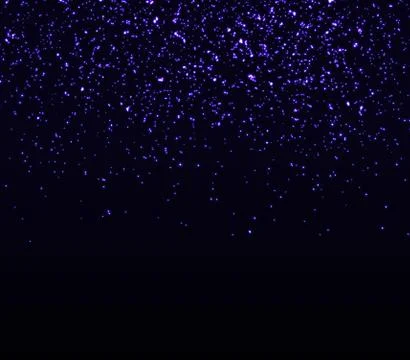 Glowing sparkles. Falling abstract particles. Illustrazione stock