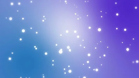 Glowing sparkles on purple blue background Stock Footage